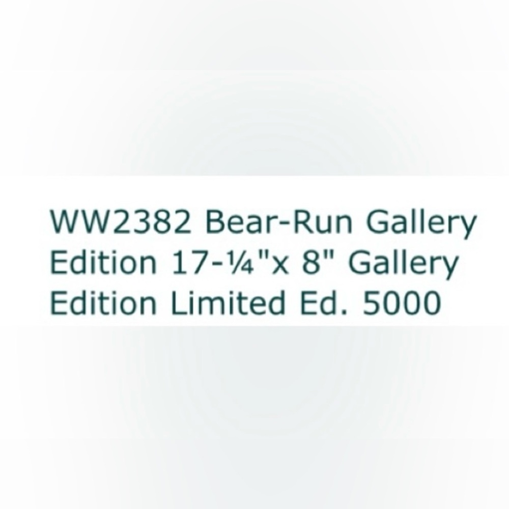 Williraye WW2382 Bear - Run LE 1103 /5000 - Picture 10 of 10